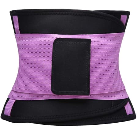 Neoprene Sweat Belt Waist Trainer - Small-28 / Black & Red_3