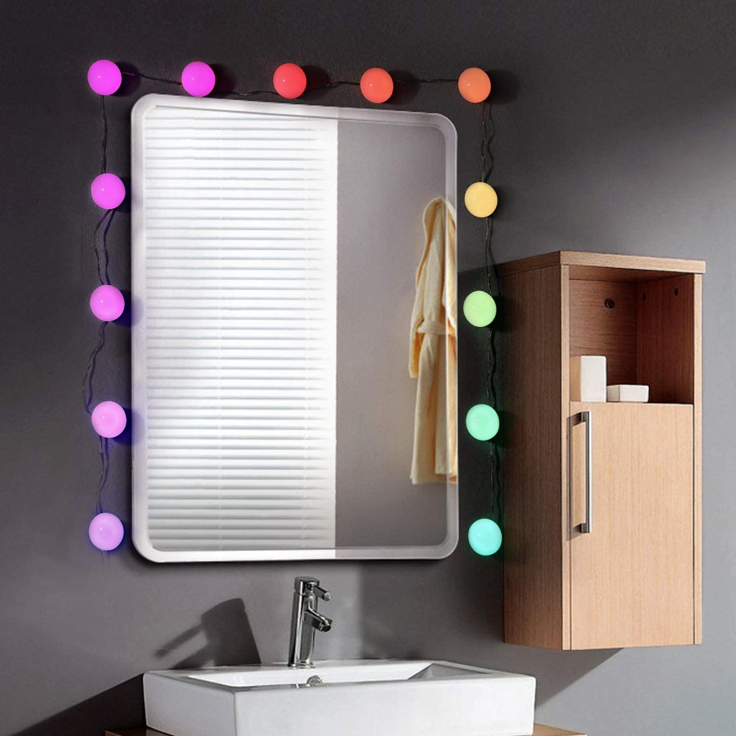 LED RGB Colorful Vanity Mirror Lights_0